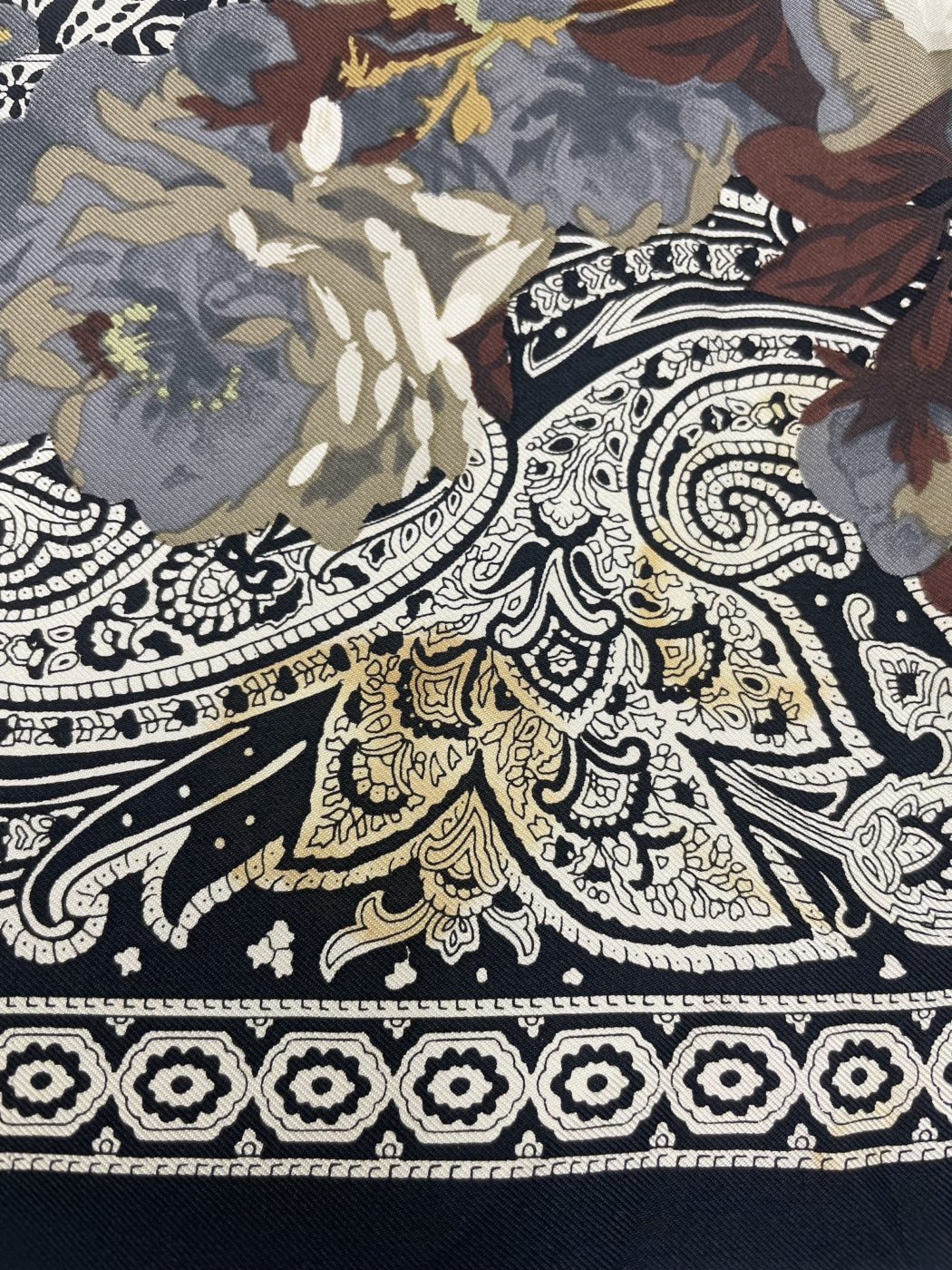 Before stain removal on silk scarf1