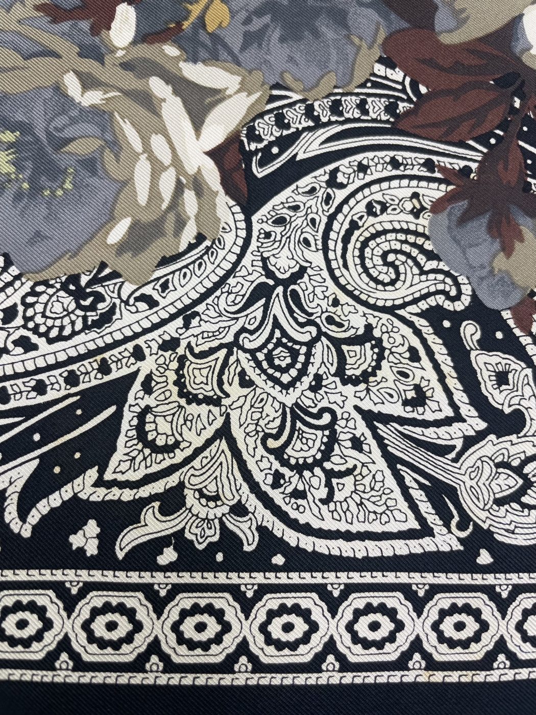 After stain removal on silk scarf1