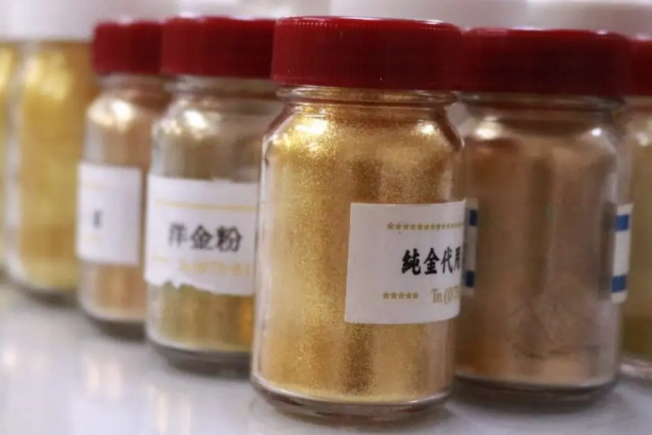 金彩加工の材料